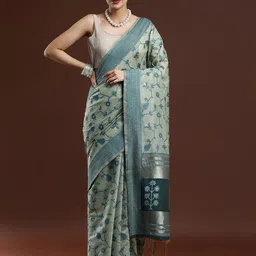 Mitera Floral Chanderi Saree-picture-46