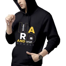 HAMBERG Men Typography Printed Hooded Sweatshirt-picture-48