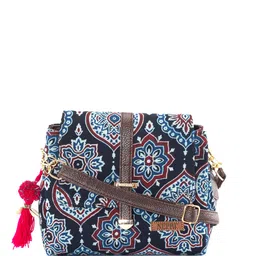 NEPRI Ethnic Motifs Printed Swagger Sling Bag-15