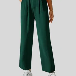 Chemistry Women Comfort Flared High-Rise Trousers-picture-16