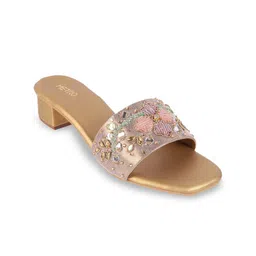 Metro Printed Block Mules image 2