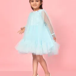 BAESD Net A-Line Dress-0