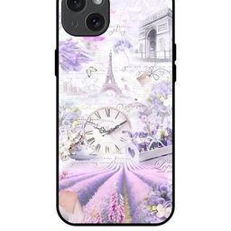 QRIOH Floral Printed iPhone 15 Plus Back Case Mobile Accessories-image-84