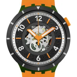Swatch Unisex Silicon Analogue Watch SB03G107-92