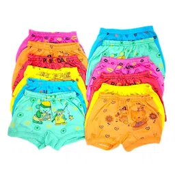 VastraMilap Kids Pack Of 12 Conversational Printed Cotton Boy Shorts Brief-47