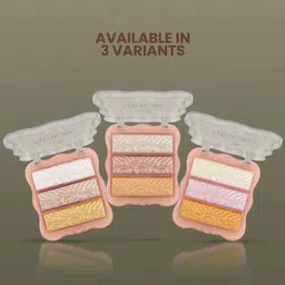 RED 4 Glow Me Highlighter & Eyeshadow Palette- Shade- 02 image 5