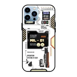 QRIOH Typography Printed iPhone 13 Pro Back Case Mobile Accessories-image-10