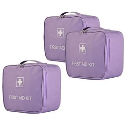 Aura Purple 3 Pieces Medicine Pouch & Empty First Aid Box-picture-26