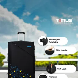 Timus Set Of 3 Flash Plus Soft-Sided Trolley Bag image 2