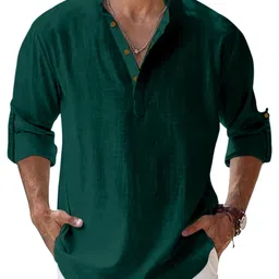 Fifth U Men Green Kurta-picture-18