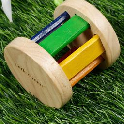 LITTLE GINNIE Wooden Drum Rattle-image-6