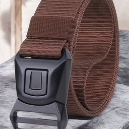 glitchez Men Slider Buckle Closure Wide Belt-image-83