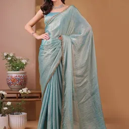SANJANA Women Solid Designer Saree-picture-32