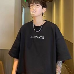 Rigo Men Typography Printed Drop-Shoulder Sleeves T-shirt-picture-35