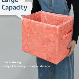 Kuber Industries Orange Set of 4 Regular Multi-Utility Organisers image 3