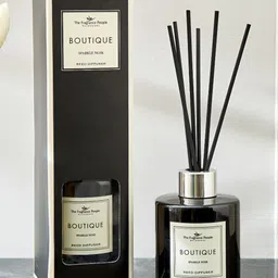 Home Centre Black & White Glass Aroma Oil Diffusers Set-23