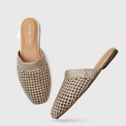 Tommy Hilfiger Women Embellished Ethnic Mules Flats-image-57