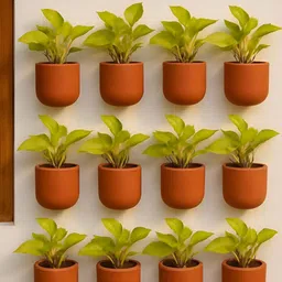The handicraftian Autumn 12 Pieces Red Small Wall Hanging Planters-picture-42