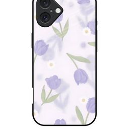 QRIOH Floral Printed iPhone 16 Plus Back Case Mobile Accessories-image-118