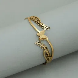 ARTKLIM Women Gold-Plated Cuff Bracelet-image-22