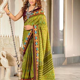 DIVASTRI Ikat Priinted Saree-picture-47