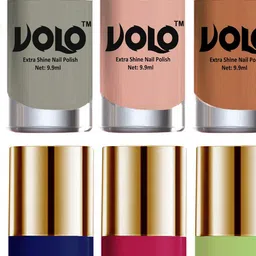 VOLO Set Of 8 New Look Extra Lasting Nail Polish - 9.9 ml Each - Combo-No-28 image 2