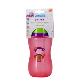 Adore Kids Pink Swipey Twist to Sip Straw Sipper 270ml-77