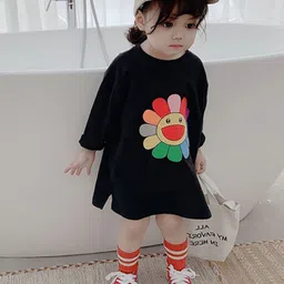 StyleCast x Revolte Floral Print T-shirt Dress-image-63