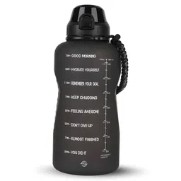 Solara Black Single Tritan Solid Water Bottle-47