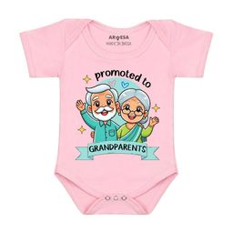 Arvesa Promoted To Grandparents Printed Bodusuit-image-82