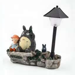 COMICSENSE Grey Textured Acrylic Frusturical Shaped Table Lamp-picture-40