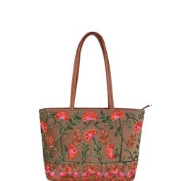 EVEDA Women Floral Printed Structured Shoulder Bag-7