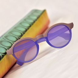 FROGGY Kids Round Sunglasses with UV Protected Lens FGSG-8236A-PR-6