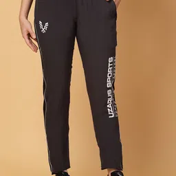 UZARUS Women Typography Printed Track Pants-picture-54