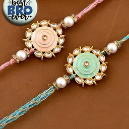 Ascension 2-Pcs Rakhi With Fridge Magnet & Roli Tilak-image-91
