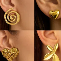 ISHTAARA Women Gold Earrings-picture-30
