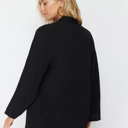 Trendyol Front Open Coat With Shorts Co-Ords image 5