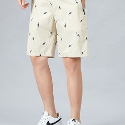 HERE&NOW Men Mid-Rise Shorts-image-41