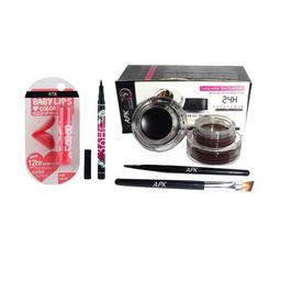 skrynnzer Set Of 3 Baby Lips Spf 20 Lip Balm With 36 hrs Eyeliner & Gel Eyeliner-36