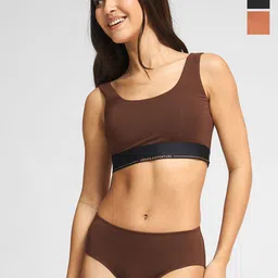 URBAN ADVENTURE Pack Of 3 Mid-Rise Hipster Briefs 3UAW-020(BLK-CHOC-NUDE)-image-94