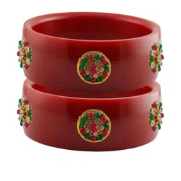 Vidhya Kangan Women Red Bangle-picture-31
