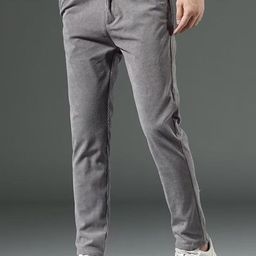 StyleCast Men Slim Fit Chinos Trousers-picture-4