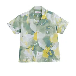 Hopscotch Boys Pure Cotton Printed Casual Shirt-picture-3