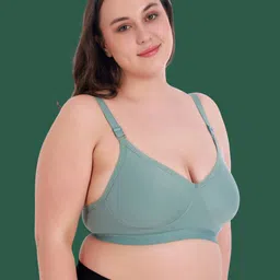 Aimly Pack Of 2 Non Padded Non-Wired Full Coverage Cotton Bra image 5