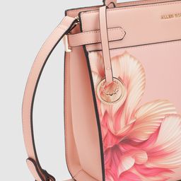 Allen Solly Floral Printed & Textured Structured Handheld Bag image 4
