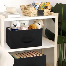 Aura Black Set of 2 Regular Drawer Organiser image 4