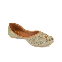 Anouk Women Embellished Ethnic Mojaris Flats-58