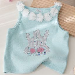 FOREVER FRIDAY Kids Girl's Graphic Printed Applique Cotton Top-picture-47