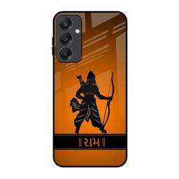 QRIOH Lord Rama Printed Samsung Galaxy A25 5G Glass Back Case-image-98