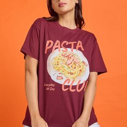Mast & Harbour Women Printed Applique T-shirt-image-31